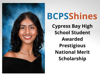 Hansita Penikalapati, Cypress Bay High School Student Awarded Prestigious National Merit Scholarship